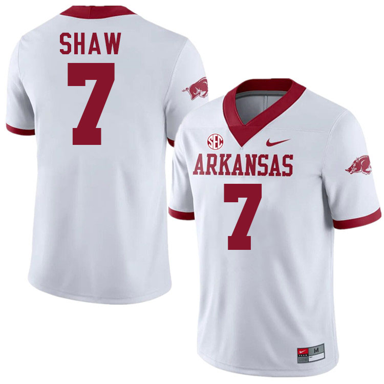 #7 Bradley Shaw Arkansas Jersey,Arkansas Razorbacks College Football Jerseys Stitched-White  #7 Bradley Shaw Arkansas Jersey,Arkansas Razorbacks College Football Jerseys Stitched-White